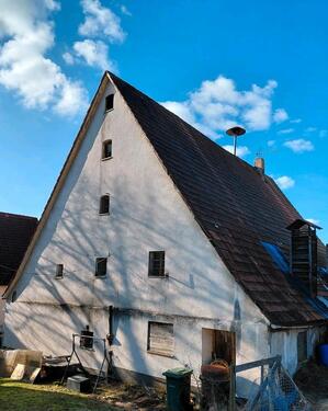 Foto - Hofanlage Bauernhaus Scheune 2424 m² Grundstück, Garten Bauplatz