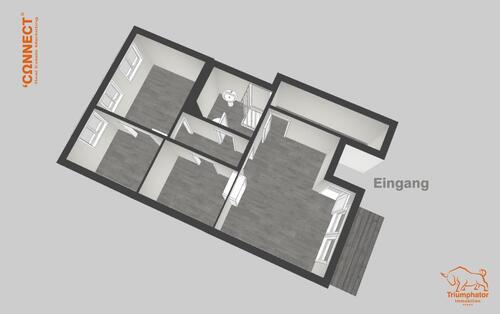 Foto - Etagenwohnung in Eisleben (Lutherstadt) zur Miete