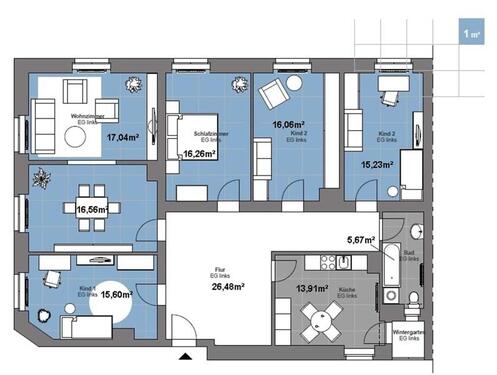 Foto - Etagenwohnung zur Miete in Leipzig