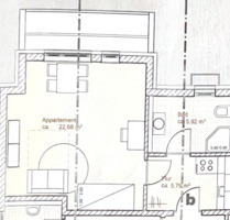 Erstbezug 1-Zimmer Souterrain-Wohnung in Fürth-Unterfarrnbach