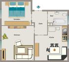 Foto - 2.5 Zimmer Erdgeschoßwohnung in Lünen