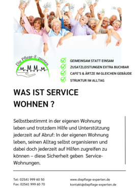 Foto - Wohnung für Senioren - 600,00&nbsp;EUR Kaltmiete, ca.&nbsp; 56,00&nbsp;m&sup2;