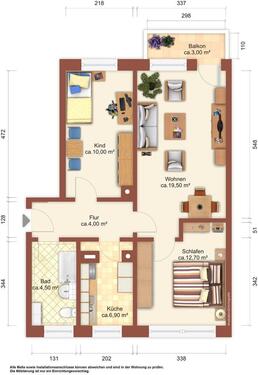 Foto - 3 Zimmer Etagenwohnung zur Miete in Rothenburg/Oberlausitz