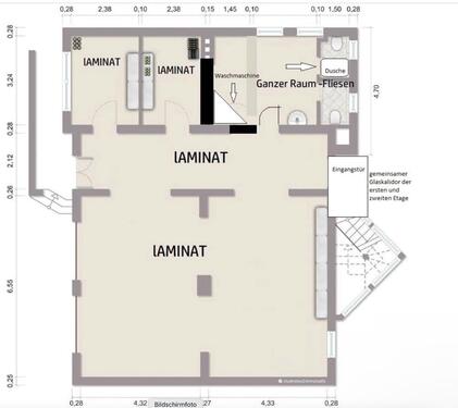Foto - Gewerbefläche - 792,00&nbsp;EUR Kaltmiete, ca.&nbsp; 8,00&nbsp;m&sup2;