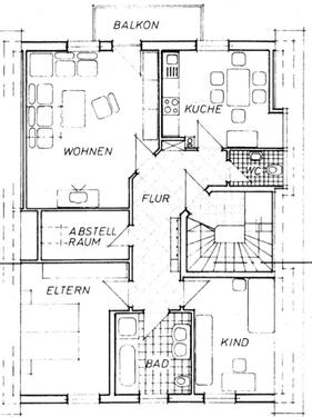 Foto - Moderne 3,5-Zi.-Wohnung mit Balkon, EBK & Gäste-WC – 1.150 € kalt