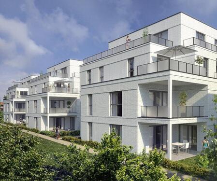 Foto - White City Bögenvilla, 2-Zi. Wohnung, 60 m², möbliert, Balkon, 2. OG, Aufzug, Parkplatz, EBK, - Wohnen am Alten Hafen ab 01.06.2026