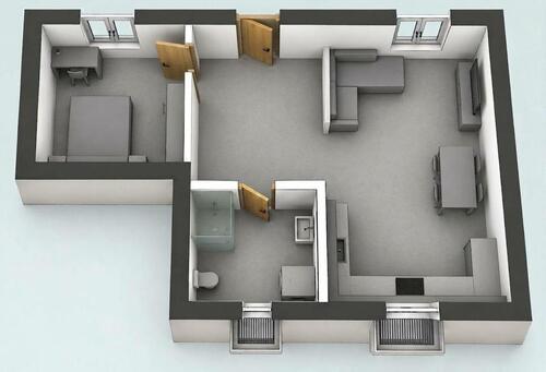 Foto - 2 Zimmer Etagenwohnung zur Miete in Niedermurach