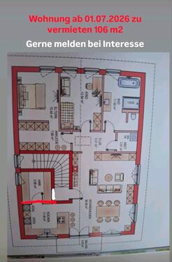 Foto - Wohnung 106m2 ab 01.07. eventuell auch früher