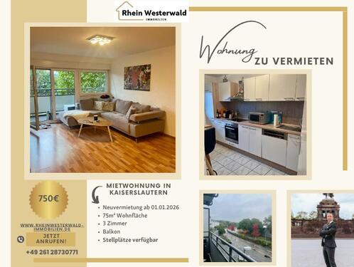 Foto - Helle 3-Zimmer-Wohnung mit Balkon in zentraler Lage von Kaiserslautern