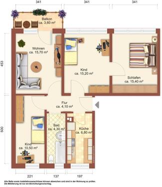 Foto - 4 Zimmer Etagenwohnung zur Miete in Zittau