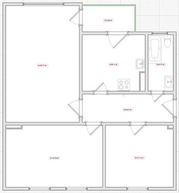 Foto - Helle Wohnung 3ZKB mit Balkon in Nassau