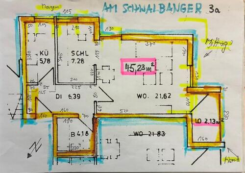 Foto - Schöne Wohnung in Neuburg - 175.000,00&nbsp;EUR Kaufpreis, ca.&nbsp; 45,00&nbsp;m&sup2;