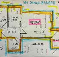 Schöne Wohnung in Neuburg - 175.000,00&nbsp;EUR Kaufpreis, ca.&nbsp; 45,00&nbsp;m&sup2; in Neuburg an der Donau (PLZ: 86633)