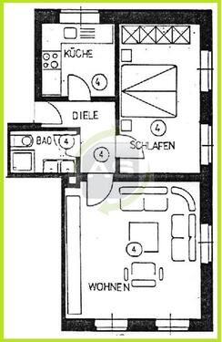 Foto - 2 Zimmer Etagenwohnung zur Miete in Zwickau