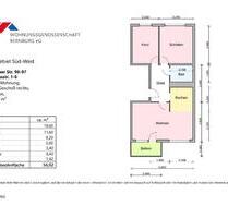 Kleine 3-Raum-Wohnung mit Blick ins Grüne - Bernburg (Saale)