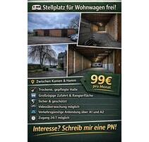 Stellplatz in einer Halle für Wohnwagen frei - Hamm Herringen