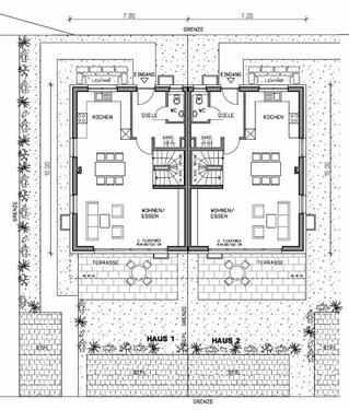 Foto - Exklusiv vor Verkaufstart: Modernes Einfamilienhaus Doppelhaushä.
