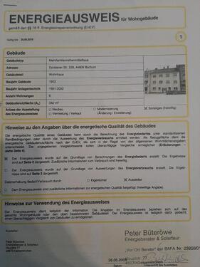 Foto - 2 Zimmer Etagenwohnung zum Kaufen in Bochum