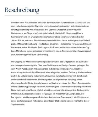 Foto - 3 Zimmer Maisonettenwohnung in München