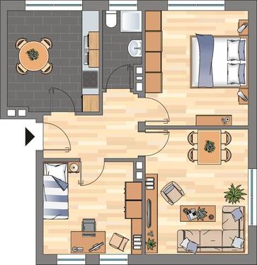 Foto - 3-Zimmer-Wohnung in Wilhelmshaven City