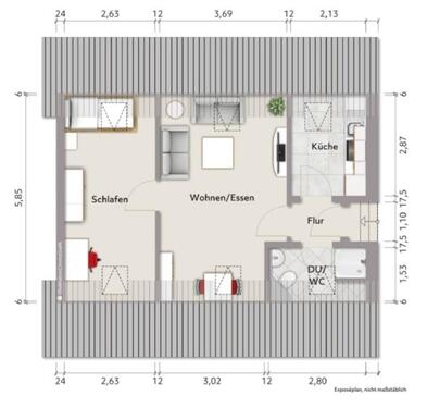 Foto - 2-Zimmer Studio mit 40m² im Zentrum von Emersacker