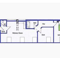 Helle 3-Zimmer-Dachwohnung im Zentrum von Weisendorf