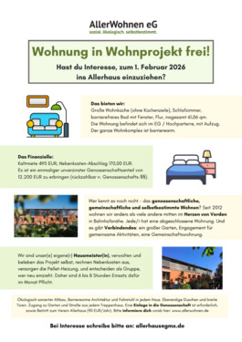 Foto - Wohnung frei in Wohnprojekt - 475,00 EUR Kaltmiete, ca.  61,06 m²