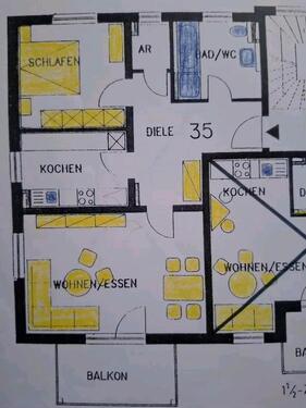 Foto - 2-Zimmer Wohnung in Kulmbach - 520,00&nbsp;EUR Kaltmiete, ca.&nbsp; 69,00&nbsp;m&sup2;