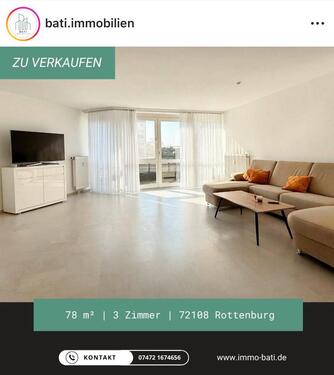 Foto - Schöne 3 Zimmer Wohnung mit Balkon und Garage zu verkaufen