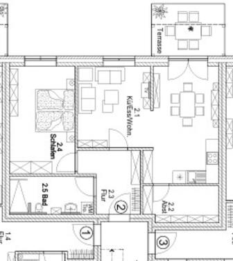 Foto - 2-Zimmer-Wohnung in Lohne zu vermieten