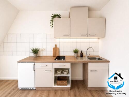 Foto - 1 Zimmer Dachgeschoßwohnung in Duisburg
