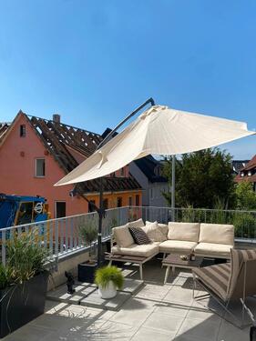 Foto - Moderne 3-Zimmer-Wohnung mit Terrasse & Garten in Weinstadt