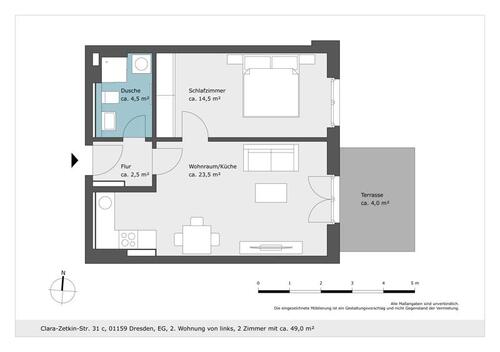 Foto - Etagenwohnung zur Miete in Dresden