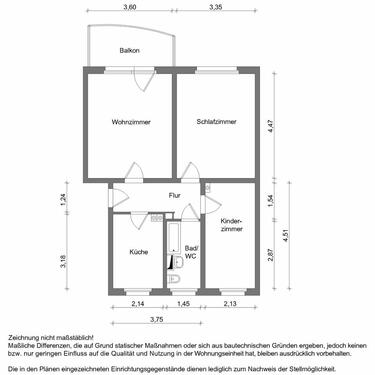 Foto - 3 Zimmer Etagenwohnung zur Miete in Zwickau
