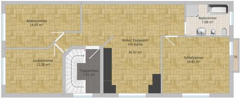 Foto - 3.5 Zimmer Etagenwohnung zur Miete in Weiterstadt