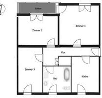 Bezugsfreie Erdgeschosswohnung 3 Zimmer, provisionsfrei - Berlin Steglitz-Zehlendorf