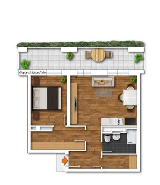 Foto - 2 Zimmer Etagenwohnung zur Miete in Dresden