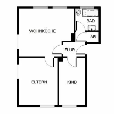 Foto - 2-Zimmer-Wohnung in GE-Scholven frei!