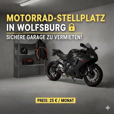 Foto - Motorrad-Stellplatz in Wolfsburg – Garage zu vermieten!