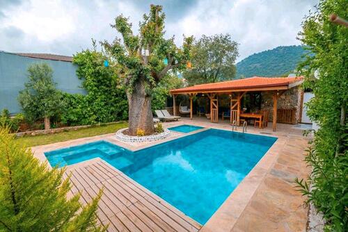 Foto - Natursteinvilla in FethiyeKayaköy mit privaten Pool