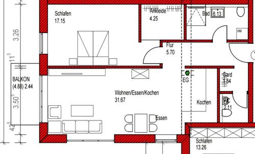 Foto - Etagenwohnung zum Kaufen in Augsburg