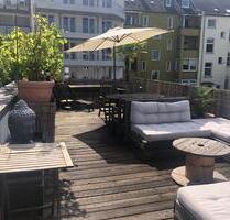Loft-Maisonette-Whg mit 60m² Dachterrasse, Sauna, Kamin und EBK - Düsseldorf Stadtbezirk 8
