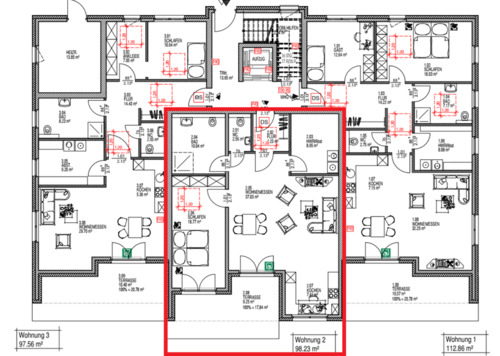 Foto - 3 Zimmer Etagenwohnung zur Miete in Petershagen