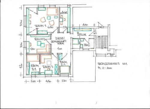 Foto - Dachgeschoßwohnung in Hagen zur Miete