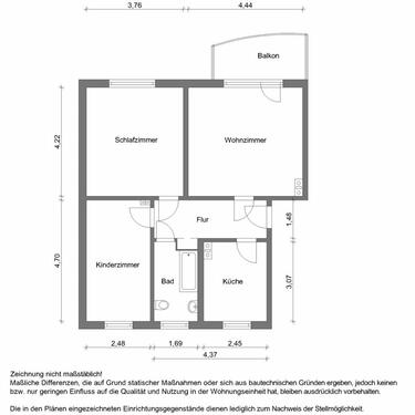 Foto - 3 Zimmer Etagenwohnung in Zwickau