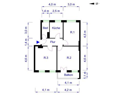 Foto - 3 Zimmer Etagenwohnung in Magdeburg