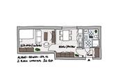 Foto - 2 Zimmer Dachgeschoßwohnung zur Miete in Münchenbernsdorf