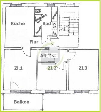 Foto - 3 Zimmer Erdgeschoßwohnung zur Miete in Meerane