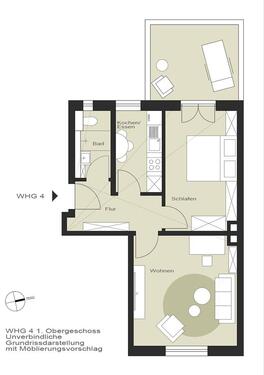 Foto - Schöne 2-Zimmer-Wohnung mit Dachterrasse im Herzen Schweinfurts