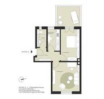 Schöne 2-Zimmer-Wohnung mit Dachterrasse im Herzen Schweinfurts